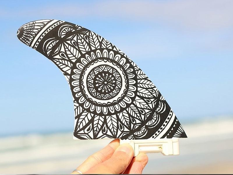 Surfboard Fin Art: Turning Fins Into Tiny Canvases
