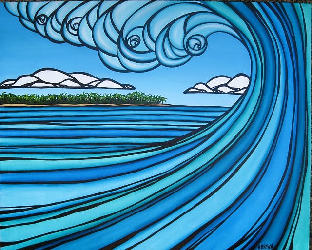 Interview: Heather Brown's surf art