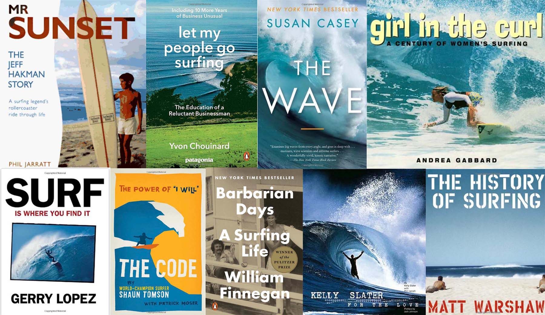 21 Best Surf Books: Memoirs, History and Gifts